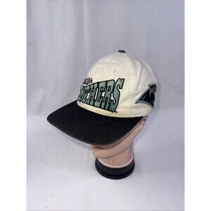 Vintage Carolina Panthers Hat 7 1/4 Apex One Pro Line NFL Fitted Cap Block Text